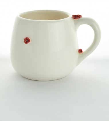 Tasse boule fleurs de cerisier - Céramique Moineaux & Co