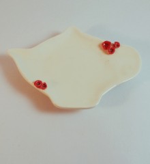 deco japonisante_repose sachet de thé_ceramique_coquelicots rouges_fleurs cerisiers_moineauxandco (2)