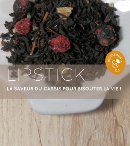 Lipstick - Thé noir parfumé cassis Moineaux & Co