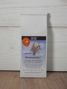 Moustachu(e)? - Thé noir parfumé pistache Moineaux & Co