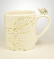 mug-tasse-hérisson-3D-relief-anse-moineauxandco-faïence-quimper
