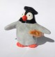 collection pays- figurine pingouin français - béret et baguette de pain