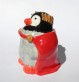 Figurine pingouin Jules César empereur romain - faïence - poterie - moineaux & co