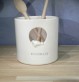 pot à ustensiles céramique faïence - phoque banquise - made in Quimper