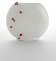 vase plat fleurs de cerisier japonais