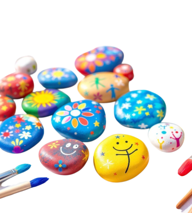 Pierres d'apaisement - stage art thérapie et céramique pour les enfants - atelier de céramique moineaux & co quimper finistère