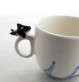 Tasse orque et bulles de savon en céramique.