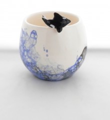Petit pot orque et bulles de savon
