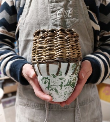 Stage poterie-vannerie 2025 - Atelier de céramique Moineaux & Co Quimper - Cours et stages de poterie.