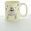 Mug XL Pingouin danse bretonne sur un dolmen - céramique artisanale Moineaux & Co à Quimper