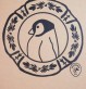 carnet pingouin - kraft - fmppstudio -moineauxandco - encres à l'eau - assiette faience bretonne - motifs traditionnels (3)