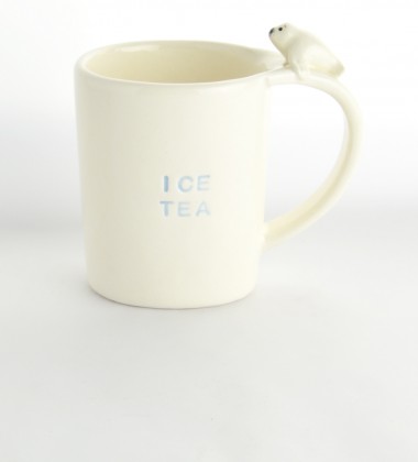 tasse phoque 3d relief anse originale ice tea céramique moineaux & co