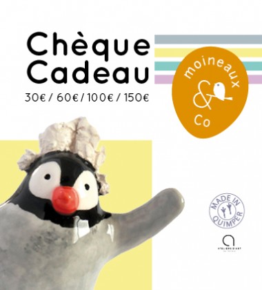 Chèque cadeau céramique moineaux & co