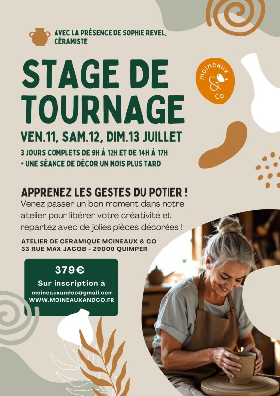 Atelier de céramique Moineaux & Co à Quimper