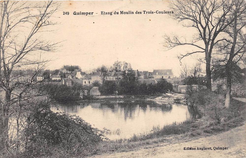 Carte postale ancienne - étang du Moulin aux Couleurs