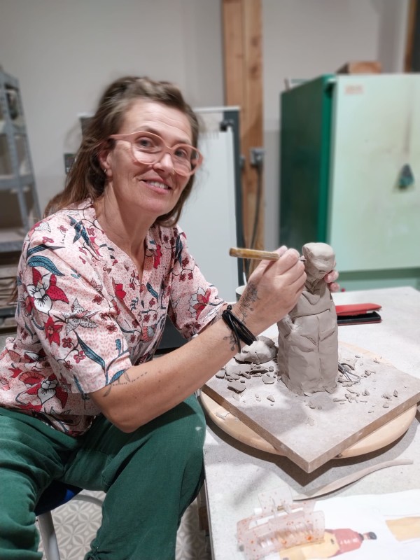 Cours de sculpture au Musée de la Faïence