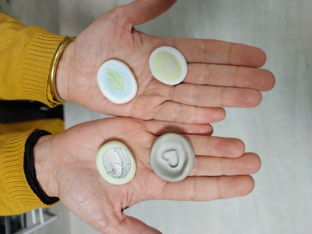 Atelier worry stones - céramique Moineaux & Co