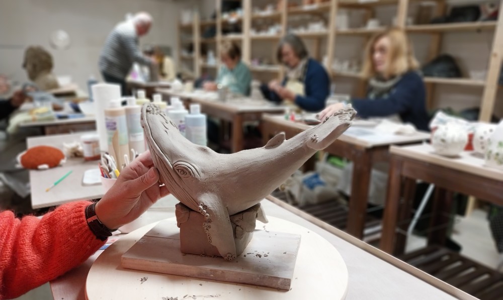 Formation professionnelle devenir céramiste -  à l'atelier Moineaux & co en Bretagne