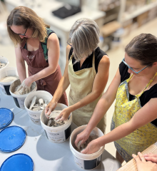 découvrir l'argile par les sens