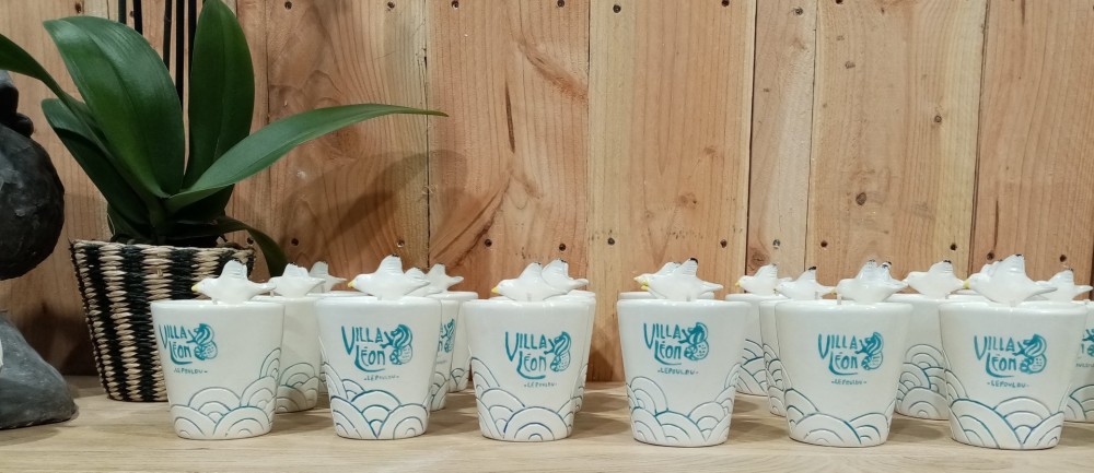 travail à façon personnalisation pour entreprises céramique moineaux & co quimper bretagne